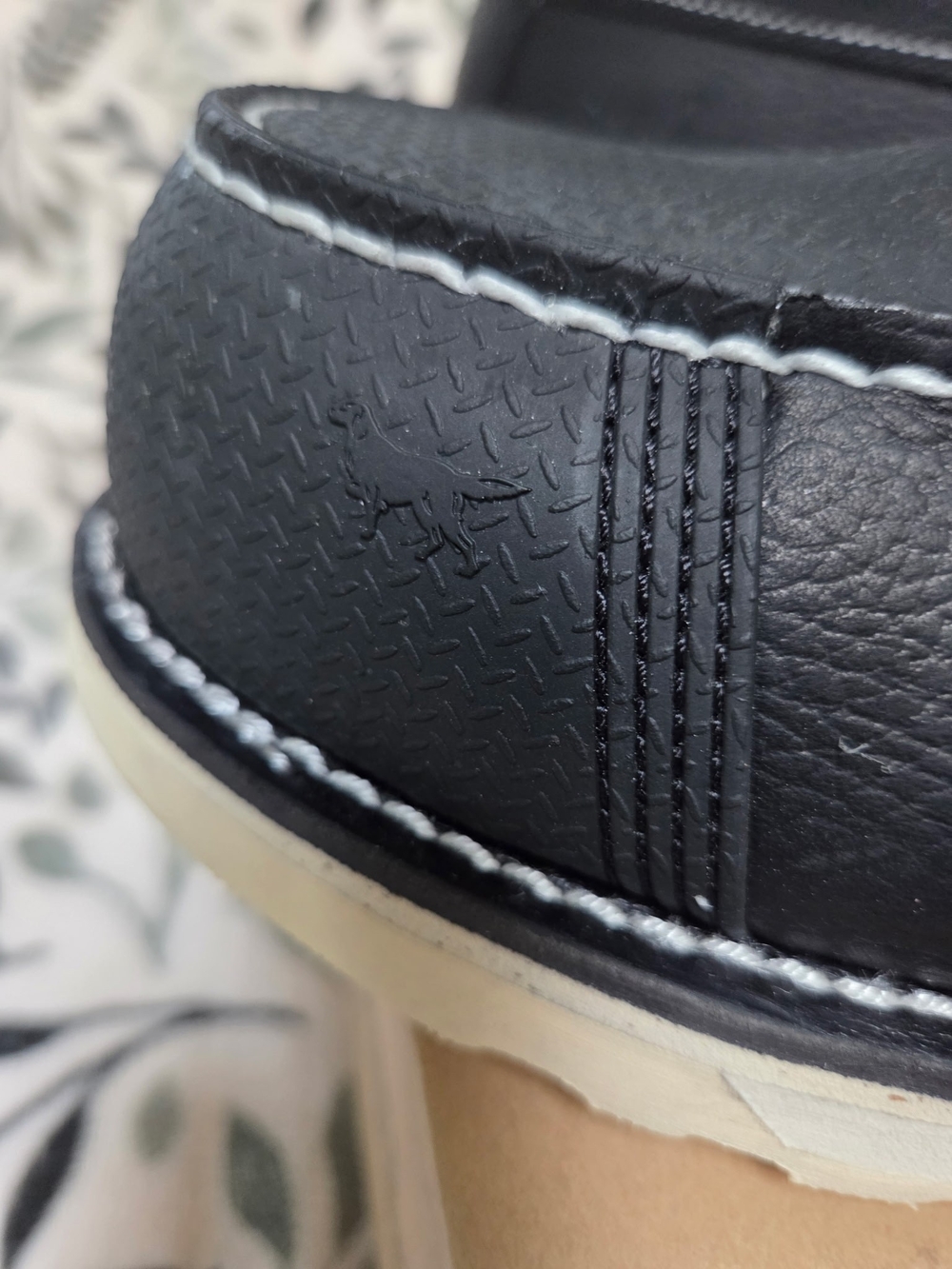 Red Wing Size 13 Black Irish Setter  Work Boots - Picture 7 of 14
